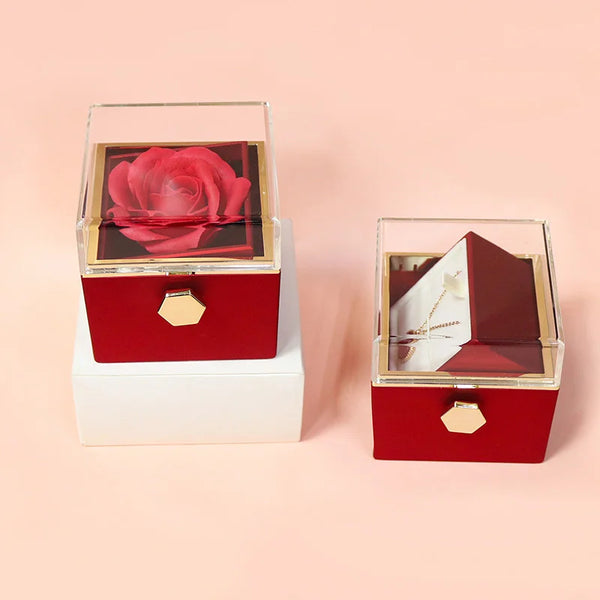 Rotating Rose Gift Box - Free Shipping